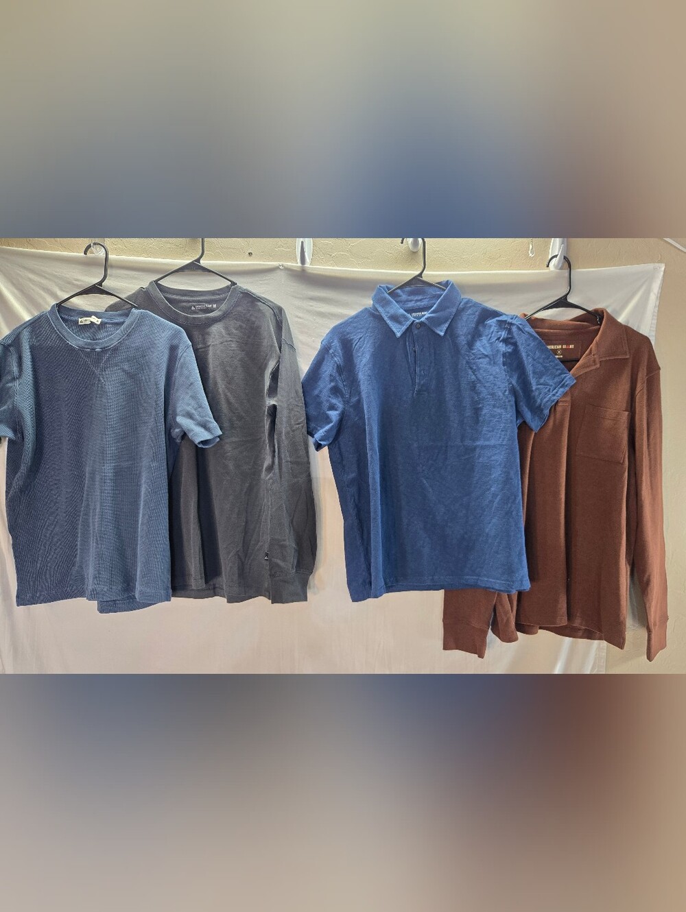 Lot of 4 American Giant Men's Size Medium Short & Long Sleeve NWOT